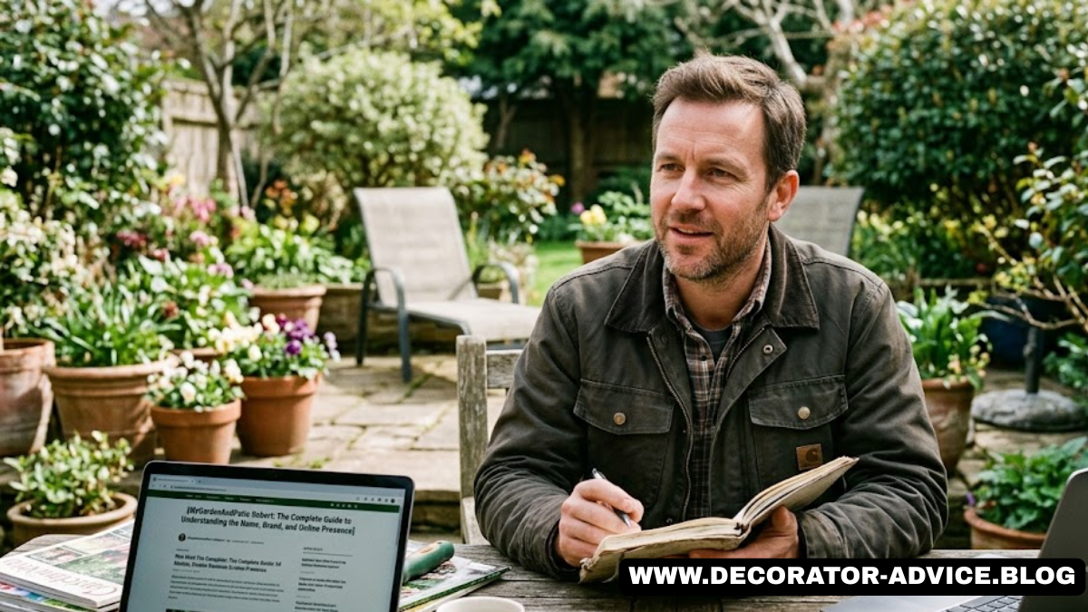 MyGardenAndPatio Robert: The Complete Guide to Understanding the Name, Brand, and Online Presence