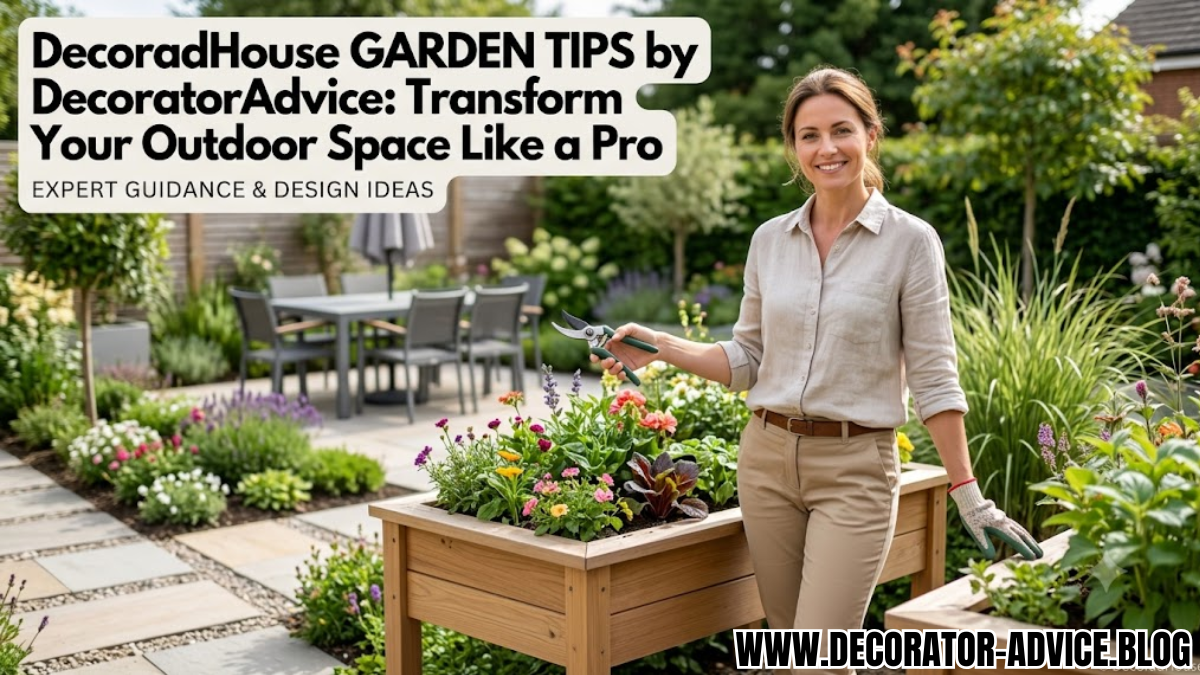 DecoradHouse Garden Tips by DecoratorAdvice: Transform Your Outdoor Space Like a Pro