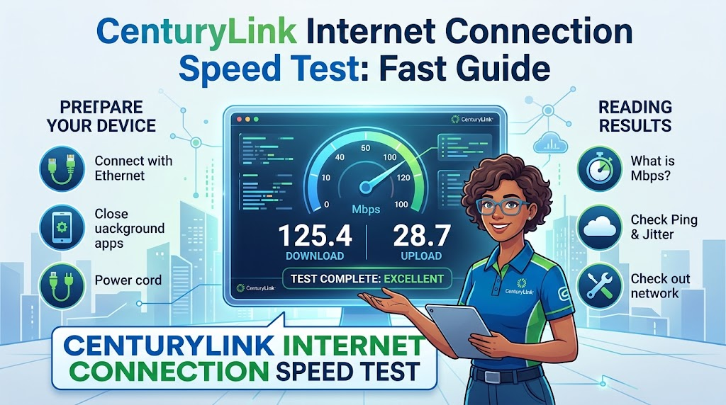 CenturyLink Internet Connection Speed Test: Fast Guide